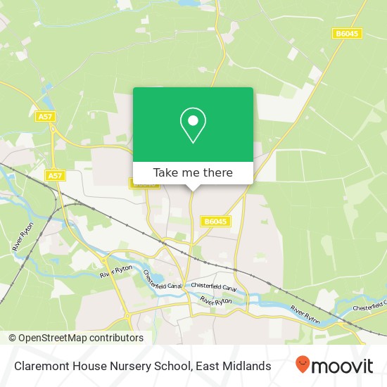 Claremont House Nursery School map