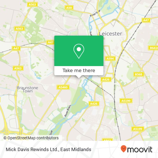 Mick Davis Rewinds Ltd. map