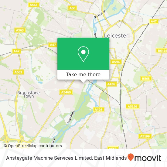 Ansteygate Machine Services Limited map