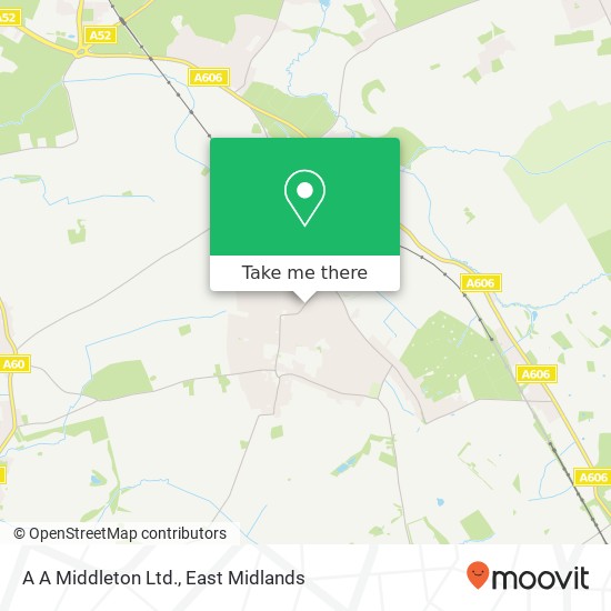 A A Middleton Ltd. map