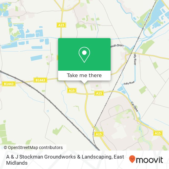 A & J Stockman Groundworks & Landscaping map