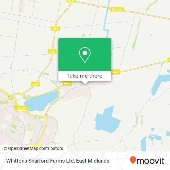 Whittons Snarford Farms Ltd map