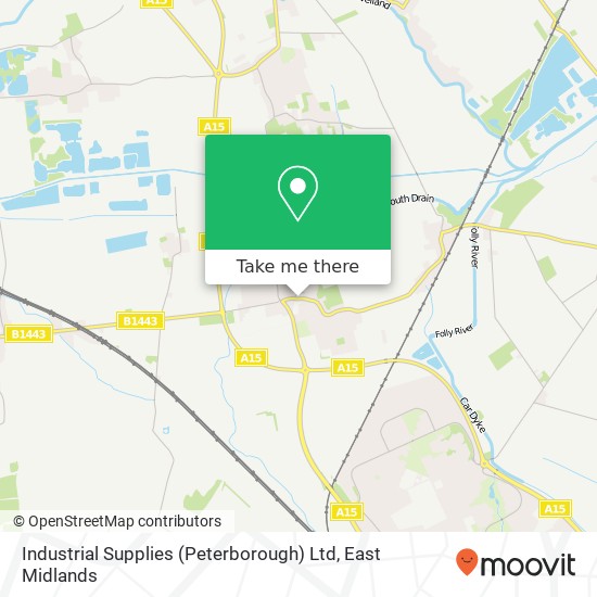 Industrial Supplies (Peterborough) Ltd map