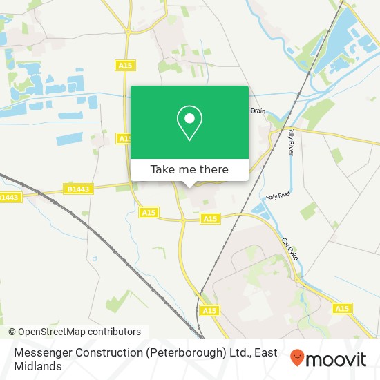 Messenger Construction (Peterborough) Ltd. map