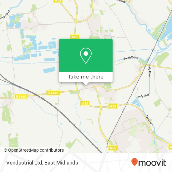 Vendustrial Ltd map