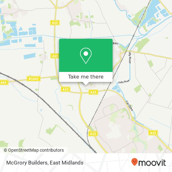 McGrory Builders map