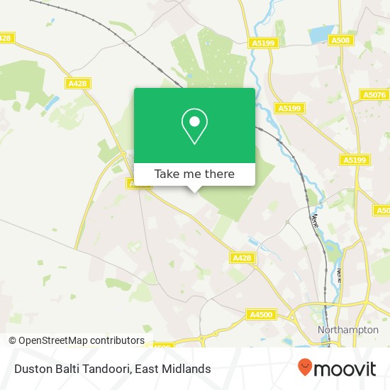 Duston Balti Tandoori map