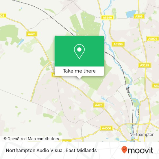Northampton Audio Visual map