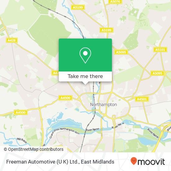 Freeman Automotive (U K) Ltd. map