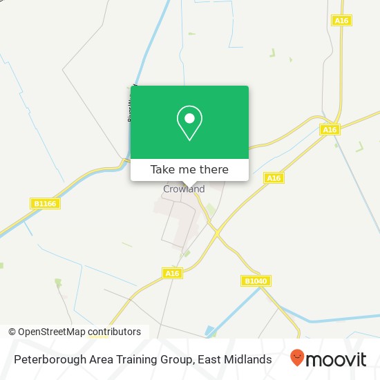 Peterborough Area Training Group map