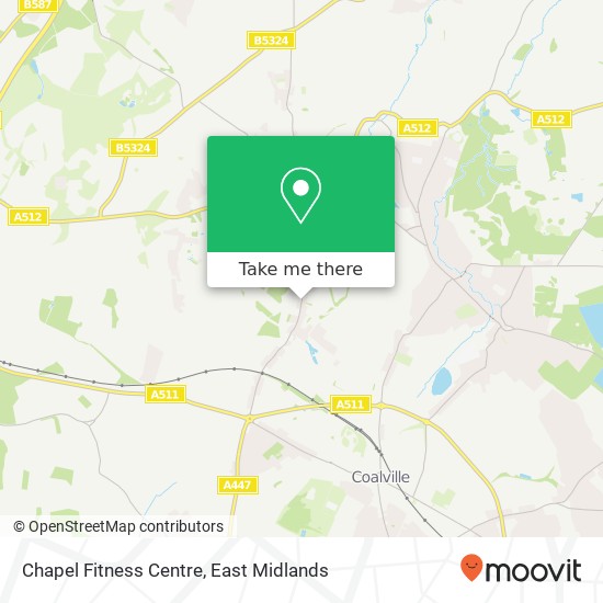 Chapel Fitness Centre map