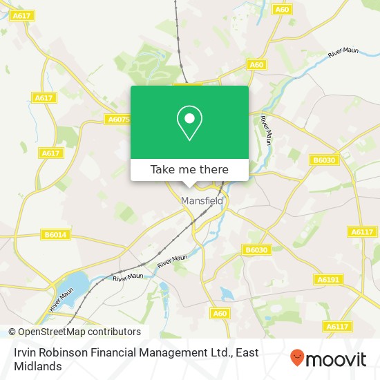 Irvin Robinson Financial Management Ltd. map