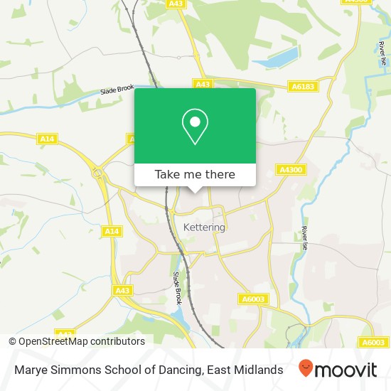 Marye Simmons School of Dancing map