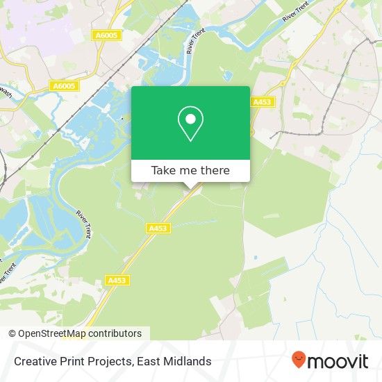 Creative Print Projects map