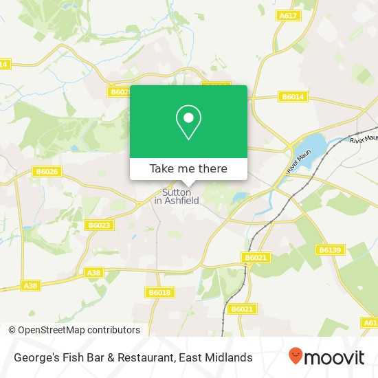 George's Fish Bar & Restaurant map