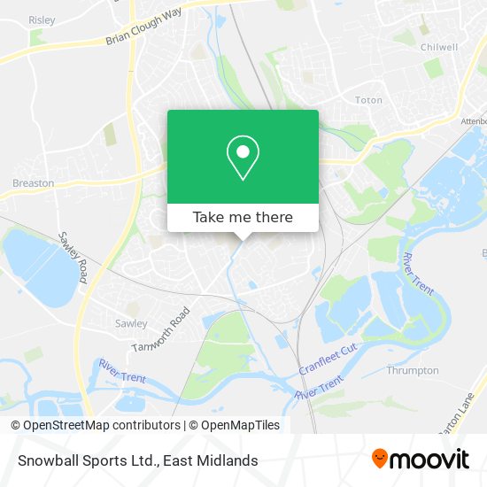 Snowball Sports Ltd. map
