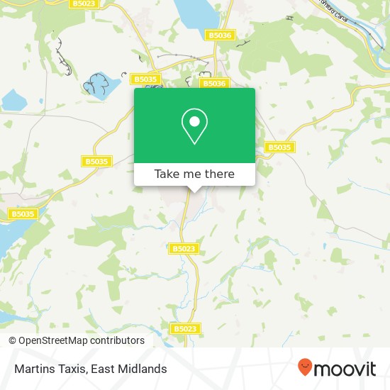 Martins Taxis map