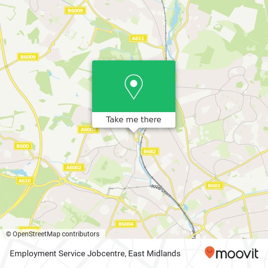 Employment Service Jobcentre map