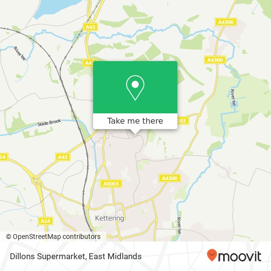 Dillons Supermarket map