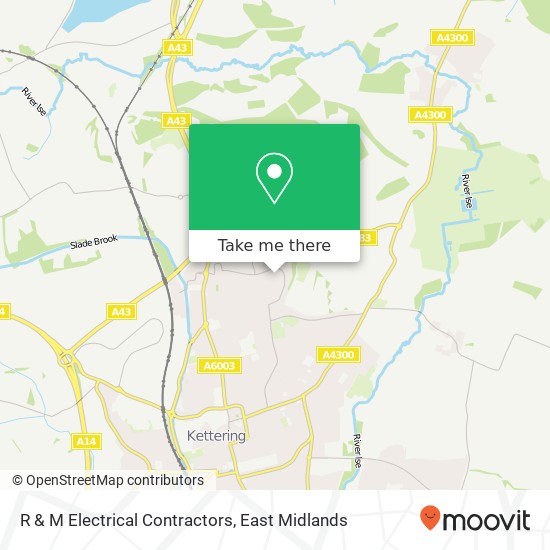 R & M Electrical Contractors map