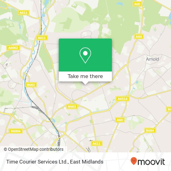 Time Courier Services Ltd. map