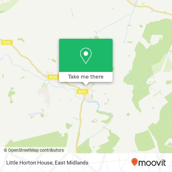 Little Horton House map