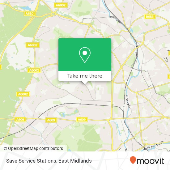 Save Service Stations map