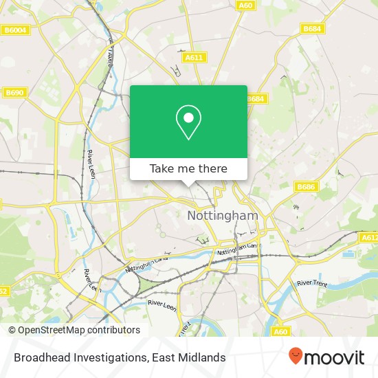 Broadhead Investigations map