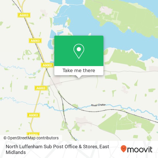North Luffenham Sub Post Office & Stores map