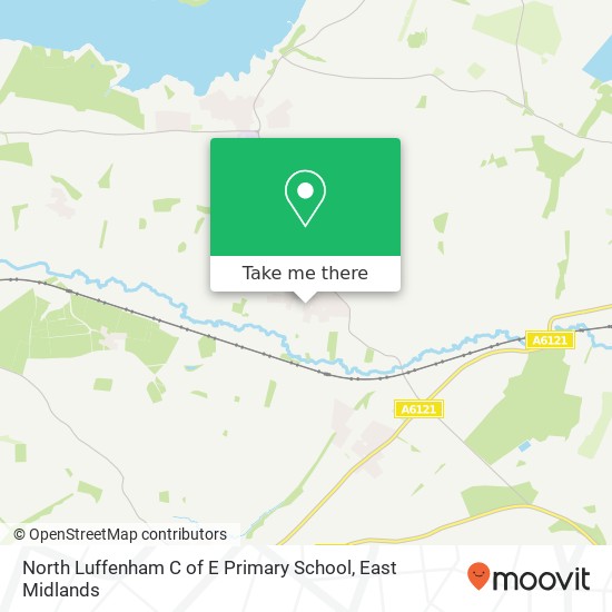North Luffenham C of E Primary School map