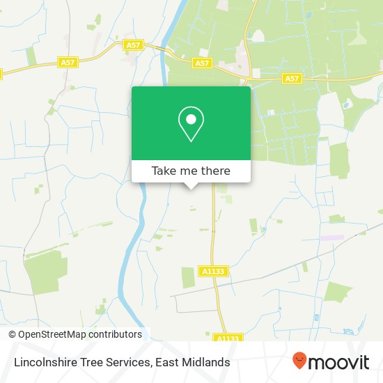 Lincolnshire Tree Services map