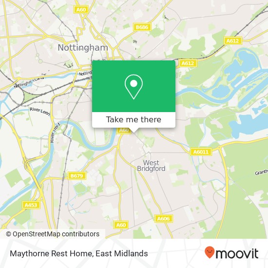 Maythorne Rest Home map