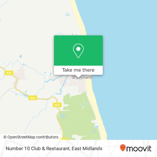 Number 10 Club & Restaurant map