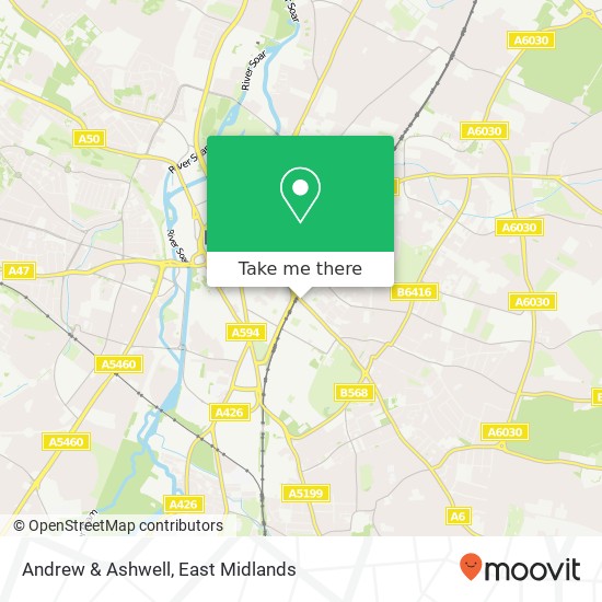Andrew & Ashwell map