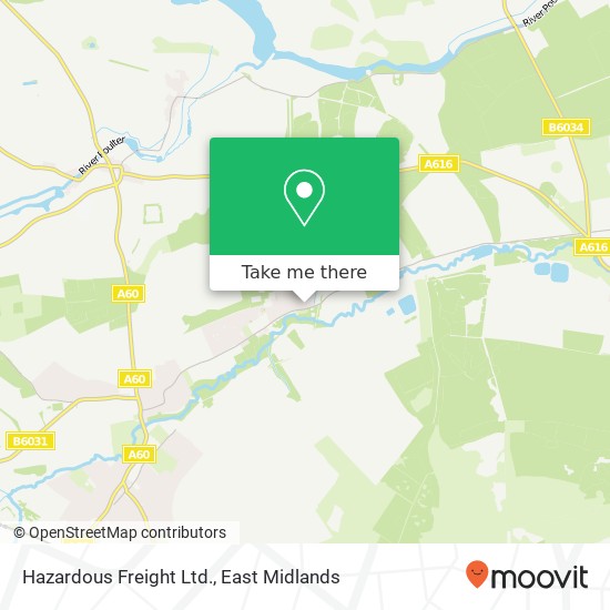 Hazardous Freight Ltd. map