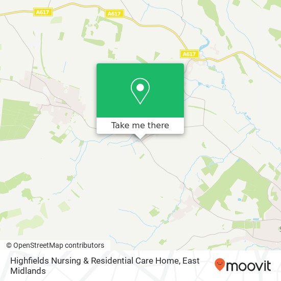 Highfields Nursing & Residential Care Home map