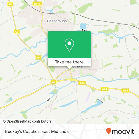 Buckby's Coaches map