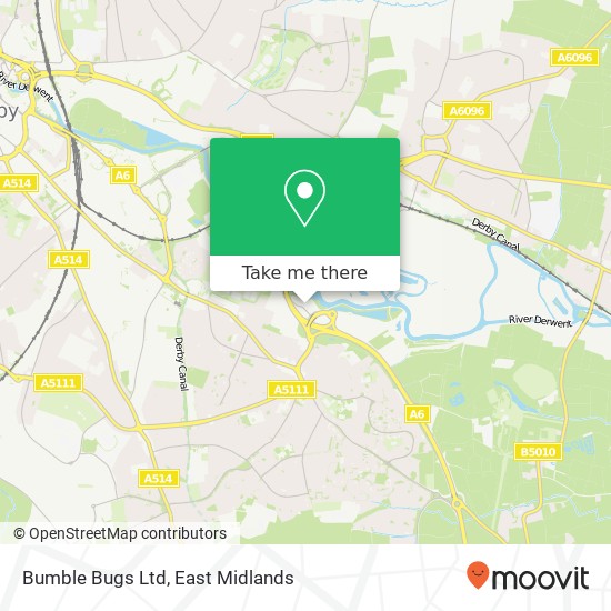 Bumble Bugs Ltd map