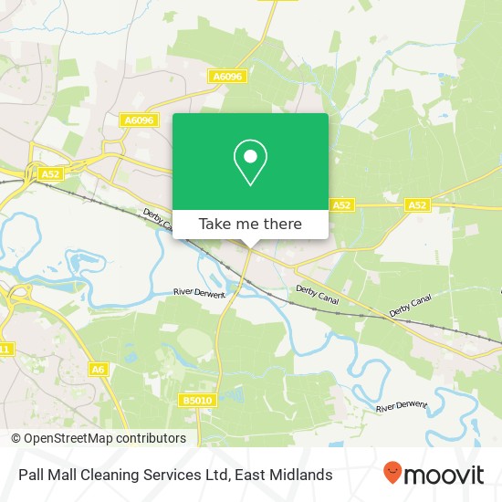 Pall Mall Cleaning Services Ltd map
