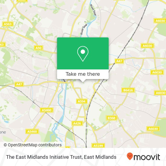 The East Midlands Initiative Trust map