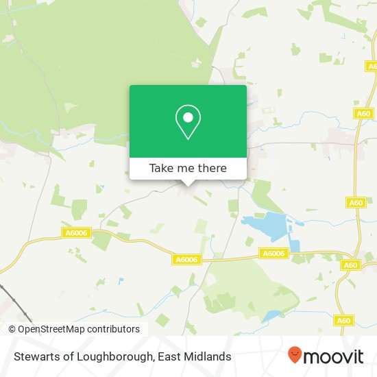 Stewarts of Loughborough map