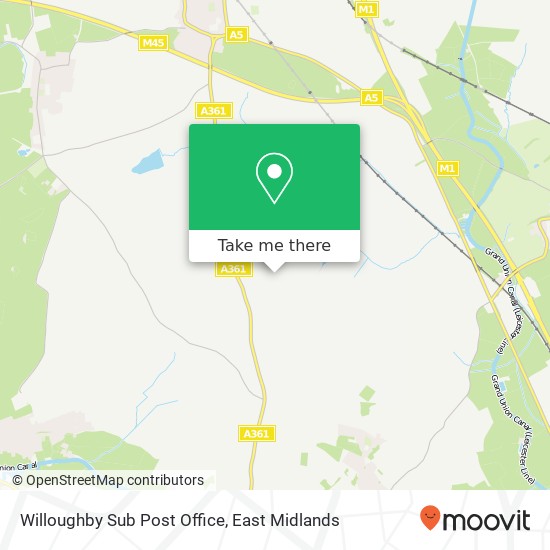 Willoughby Sub Post Office map