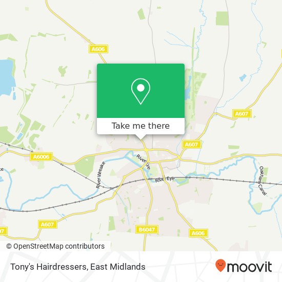 Tony's Hairdressers map