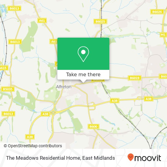 The Meadows Residential Home map