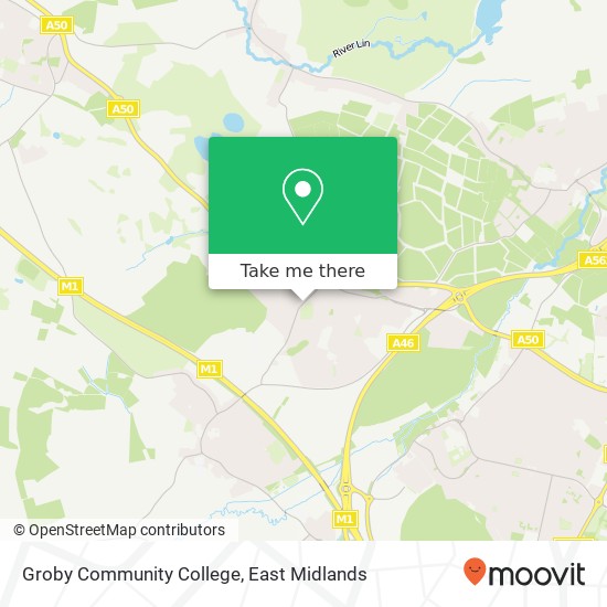 Groby Community College map