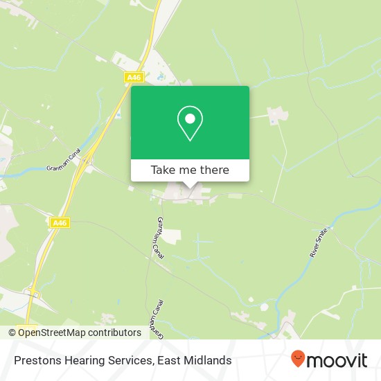 Prestons Hearing Services map