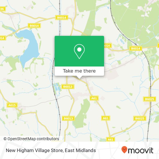 New Higham Village Store map