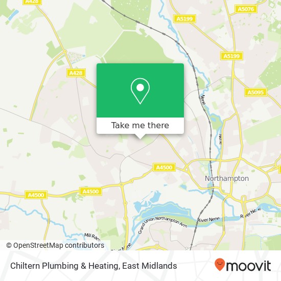 Chiltern Plumbing & Heating map