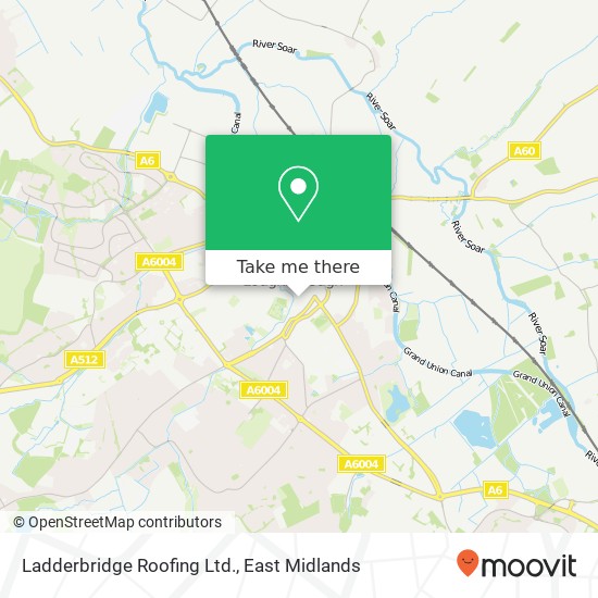 Ladderbridge Roofing Ltd. map