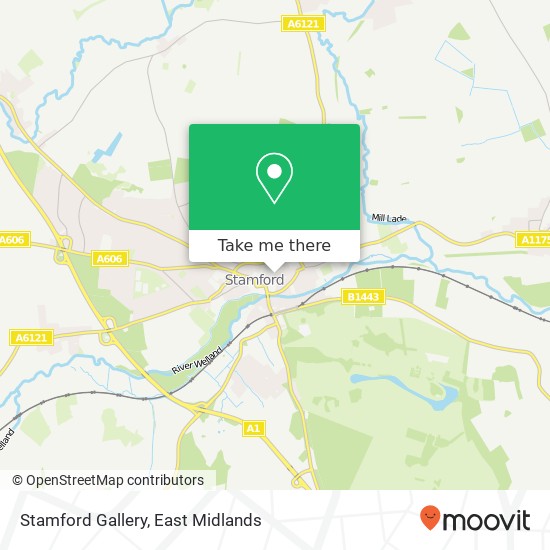 Stamford Gallery map